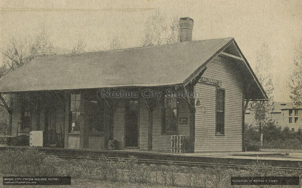 Postcard: The Railroad Station, Salisbury, Connecticut